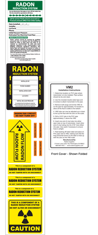EZ Radon Labeling System